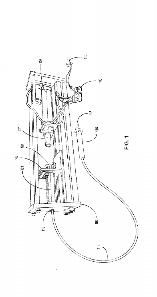 Cartridge extrusion and dispensing system patent drawing.